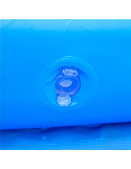 Outsunny Inflatable Family Swimming Pool, Family-Sized Round Paddling Pool w/ Hand Pump for Kids, Adults, Outdoor, Garden, 274cm - pic 70458 | FastDaddyshop