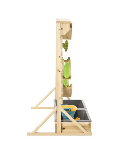 Outsunny Outdoor Kids Running Water and Sand Playset, with 18 Accessories 343-055V00ND