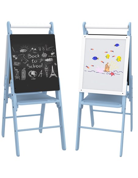 AIYAPLAY Art Easel for Kids with Paper Roll, Height Adjustable, Blue 3B0-008V00BU - pic 70486 | FastDaddyshop