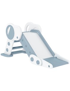 AIYAPLAY Foldable Kids Slide Indoor, Freestanding Baby Slide, Grey 331-039V00GY