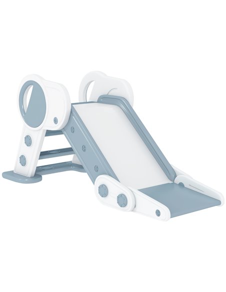 AIYAPLAY Foldable Kids Slide Indoor, Freestanding Baby Slide, Grey 331-039V00GY - pic 70513 | FastDaddyshop