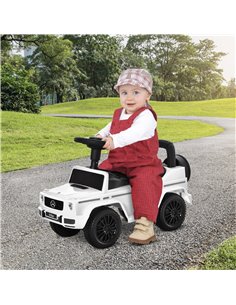 HOMCOM Mercedes-Benz G350 Licensed Baby Push Car, White 370-163WT 2