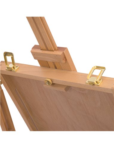 HOMCOM Wooden Art Easel Tripod Sketch Artist Painters Craft Portable Folding Drawing Board Lightweight - Natural Wood 914-001