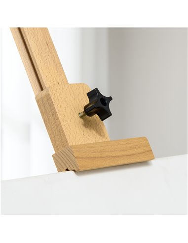 Vinsetto Artist Easel Stand for Wedding Sign w/ Brush Holder, Beech Wood A-Frame Tripod Studio Easel, Portable Adjustable Art St