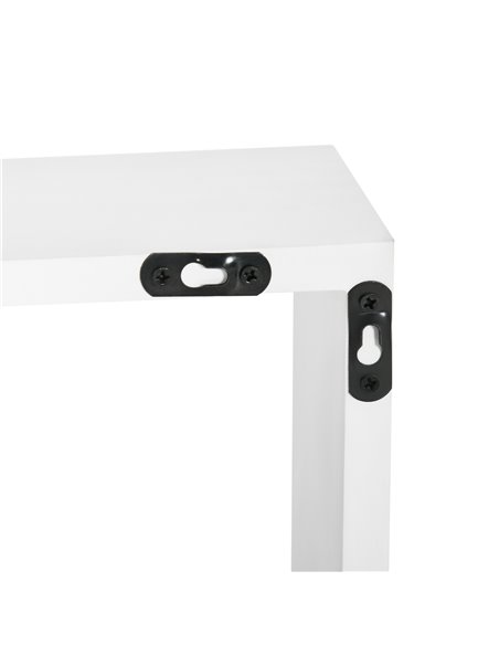 HOMCOM Interlocking Cube Floating Shelves, Wall Mounted Display Shelf for Living Room, Bedroom, Hallways, White 830-608V00WT - pic 70944 | FastDaddyshop
