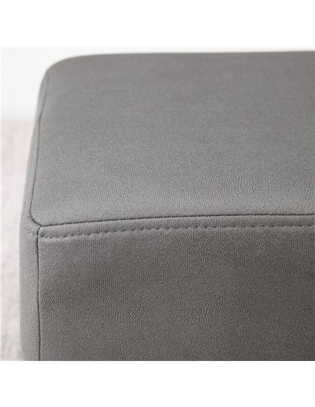 HOMCOM Compact Footstool, Small Foot Rest Chair with Legs for Home Office, 40 x 30 x 24cm, Grey 838-069 - pic 71293 | FastDaddyshop