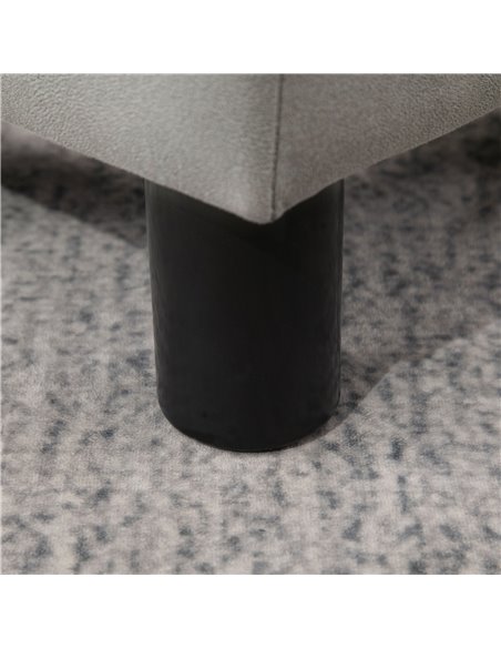 HOMCOM Compact Footstool, Small Foot Rest Chair with Legs for Home Office, 40 x 30 x 24cm, Grey 838-069 - pic 71294 | FastDaddyshop