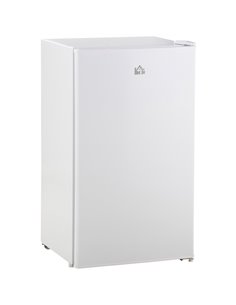 HOMCOM 91 Litre Freestanding Under Counter Fridge, White 800-129V70WT