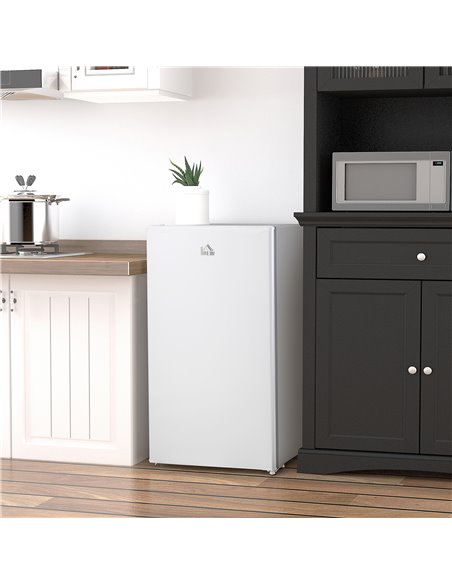 HOMCOM 91 Litre Freestanding Under Counter Fridge with Chiller Box, Reversible Door, Adjustable Thermostat 47.5cm Wide Noise Lev - pic 71666 | FastDaddyshop