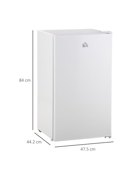 HOMCOM 91 Litre Freestanding Under Counter Fridge with Chiller Box, Reversible Door, Adjustable Thermostat 47.5cm Wide Noise Lev - pic 71667 | FastDaddyshop