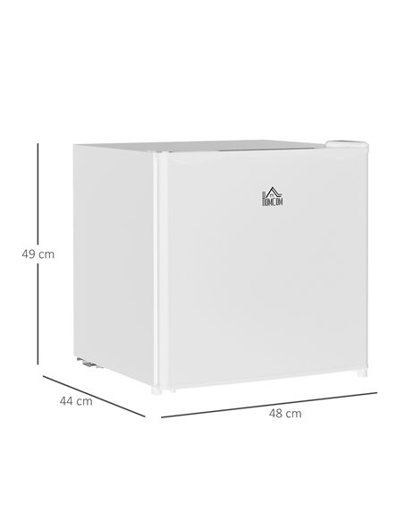 HOMCOM 46L Table Top Fridge, Counter Top Fridge with Chiller Box, Adjustable Temperature, Reversible Door, Mini Fridge for Bedro - pic 71685 | FastDaddyshop