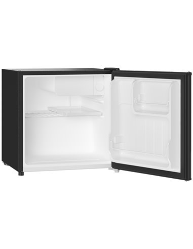 HOMCOM 46L Table Top Fridge, Counter Top Fridge with Chiller Box, Adjustable Temperature, Reversible Door, Mini Fridge 800-155V7