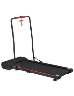HOMCOM Foldable Walking Machine Treadmill 1-6km/h with LED Display & Remote Control Exercise Fitness for Home Office A90-224V70