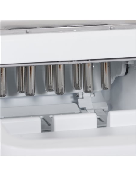 HOMCOM Bullet Ice Cube Maker Portable, Automatic Cleaning, 9 Cubes per 8 Minutes, Visible Window, White 800-063V70WT - pic 71816 | FastDaddyshop