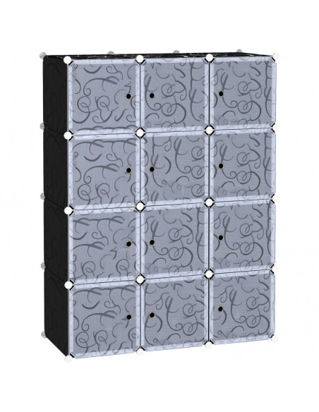Homcom DIY Portable Modular Plastic Wardrobe - pic 7187 | FastDaddyshop