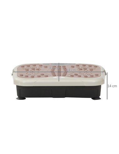 HOMCOM Vibration Plate Machine, 54L x 33W x 14Hcm A90-175V01