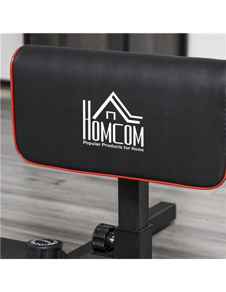 HOMCOM 3-in-1 Padded Push Up Sit Up Deep Sissy Squat Machine Home Gym Work Out Leg Fitness Equipment, Black A91-069 - pic 71916 | FastDaddyshop