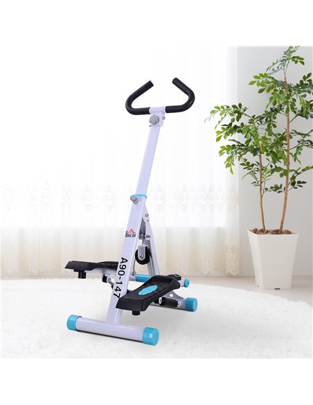 HOMCOM Stepper w/Handle Hand Grip Workout Fitness Machine For Fitness Aerobic Exercise Home Gym A90-147 - pic 71954 | FastDaddyshop