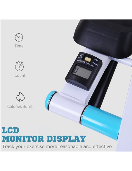 HOMCOM Stepper w/Handle Hand Grip Workout Fitness Machine For Fitness Aerobic Exercise Home Gym A90-147 - pic 71958 | FastDaddyshop