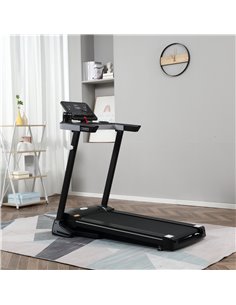 HOMCOM Folding Treadmill for Home Motorised Running Machine, Black A90-211V70 2