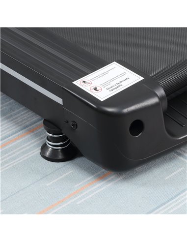 HOMCOM Folding Treadmill for Home Motorised Running Machine w/ LCD Display Black A90-211V70
