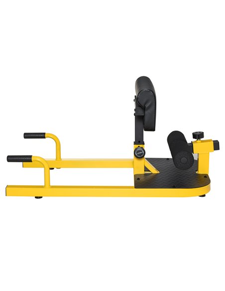 HOMCOM 3-in-1 Padded Push Up Sit Up Deep Sissy Squat Machine Home Gym Work Out Leg Fitness Equipment, Yellow A91-069YL - pic 71987 | FastDaddyshop