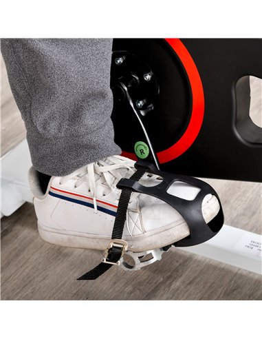 HOMCOM Upright Exercise Bike Indoor Training Cycling Machine Stationary Workout Bicycle with Adjustable Resistance Seat Handleba