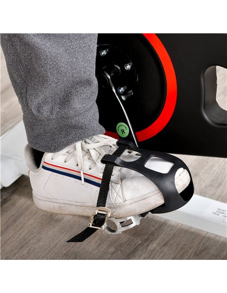 HOMCOM Upright Exercise Bike Indoor Training Cycling Machine Stationary Workout Bicycle with Adjustable Resistance Seat Handleba - pic 71997 | FastDaddyshop