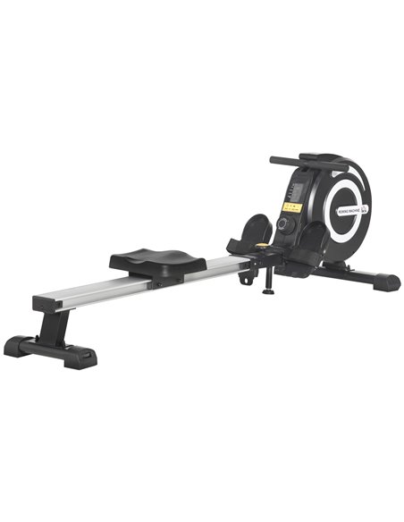 HOMCOM Indoor Body Health & Fitness Rowing Machine, Black-Silver A90-243 - pic 72007 | FastDaddyshop