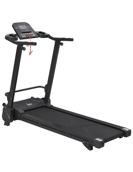 HOMCOM Treadmill Machine Electric Motorised Folding Running Machine, Black A90-225V70 - pic 72034 | FastDaddyshop