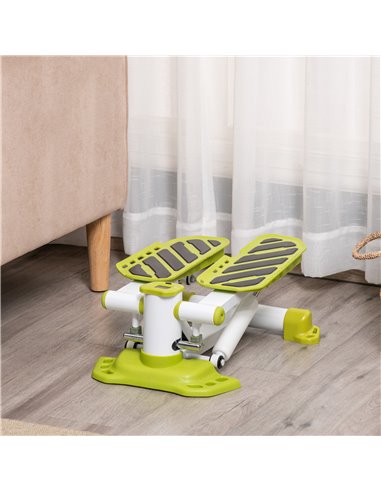 HOMCOM Portable Mini Stepper Exercise Legs Arms Thigh Toner Workout Toning Machine Fitness Stair Steps, White A90-262YL