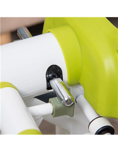 HOMCOM Portable Mini Stepper Exercise Legs Arms Thigh Toner Workout Toning Machine Fitness Stair Steps, White A90-262YL