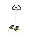HOMCOM Adjustable Stepper with LCD Screen & Handlebars, White A90-263WT