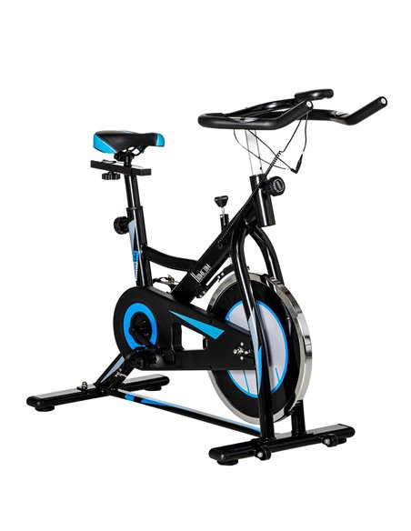 HOMCOM Stationary Exercise Bike, 8kg Flywheel Indoor Cycling Workout Fitness Bike, Black A90-259 - pic 72088 | FastDaddyshop