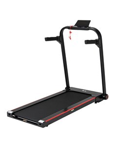 HOMCOM 750W Folding Treadmill, 1-14km/h Electric Running Machine, Black A90-303