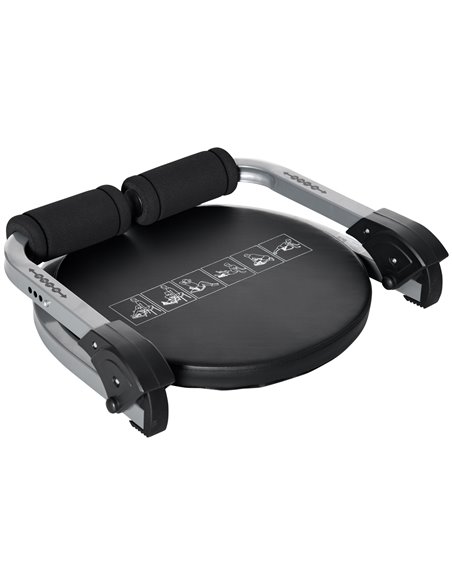 HOMCOM Abs Trainer, Ab Machine, Abs Workout Equipment, Whole Body Exercise Equipment for Home Gym A91-230V00BK - pic 72187 | FastDaddyshop