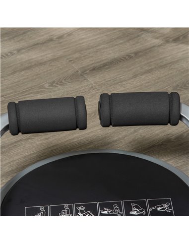 HOMCOM Abs Trainer, Ab Machine, Abs Workout Equipment, Whole Body Exercise Equipment for Home Gym A91-230V00BK