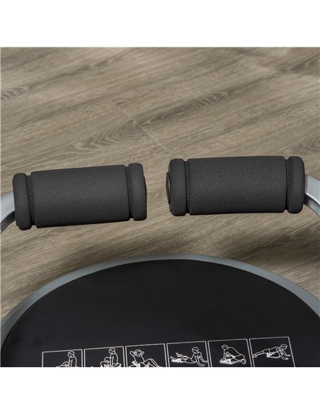 HOMCOM Abs Trainer, Ab Machine, Abs Workout Equipment, Whole Body Exercise Equipment for Home Gym A91-230V00BK - pic 72194 | FastDaddyshop