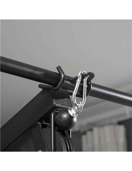 HOMCOM Multi Gym with Weights, Multifunction Home Gym Machine with 66kg Weight Stack for Full Body Workout and Strength Training - pic 72203 | FastDaddyshop