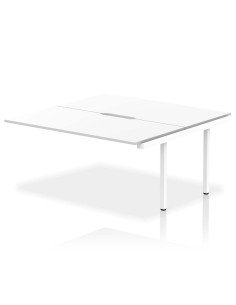 Dynamic Evolve Plus 1600mm B2B Office Bench Desk Ext Kit White Top White Frame BE186
