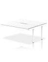 Dynamic Evolve Plus 1600mm B2B Office Bench Desk Ext Kit White Top White Frame BE186