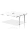 Dynamic Evolve Plus 1600mm B2B Office Bench Desk Ext Kit White Top Silver Frame BE206