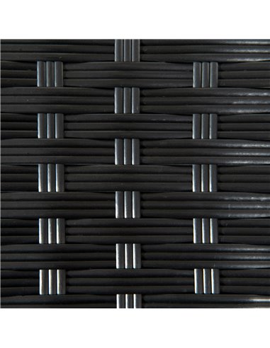 Outsunny Rattan Side Table, Outdoor Coffee Table, with Plastic Board Under the Full Woven Table Top for Patio, Garden, Balcony, 