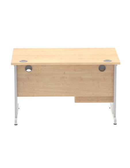 Dynamic Impulse 1200 x 800mm Straight Office Desk Maple Top Cantilever 1 x 2 Drawer Fixed Pedestal MI002431 - pic 74508 | FastDaddyshop