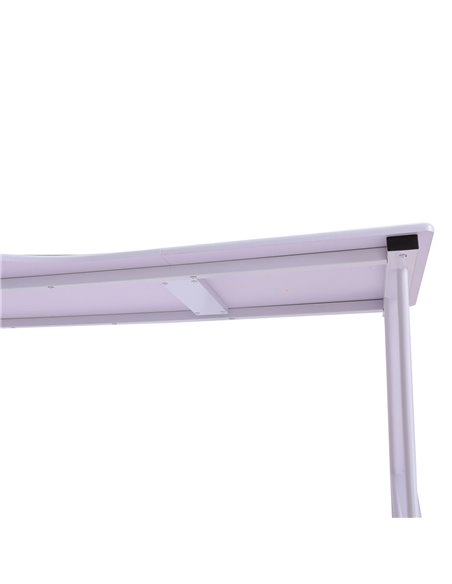 HOMCOM Corner Computer Desk Home Office L-Shaped  Study PC Table Furniture Writing Workstation (White) - pic 7512 | FastDaddyshop