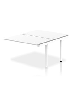 Dynamic Impulse Bench B2B Ext Kit 1200 White Frame Office Bench Desk White IB00219