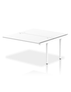 Dynamic Impulse Bench B2B Ext Kit 1400 White Frame Office Bench Desk White IB00231