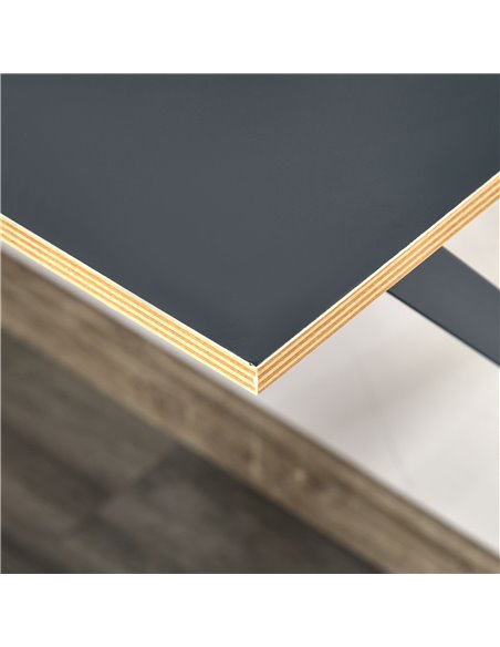 HOMCOM Home Office Computer Desk, Modern Simple Style Writing Table, PC Laptop Workstation with K-Shaped Legs for Bedroom, Livin - pic 7621 | FastDaddyshop