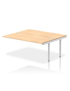Dynamic Impulse Bench B2B Ext Kit 1800 Silver Frame Office Bench Desk Maple IB00426