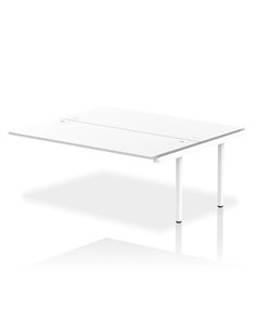 Dynamic Impulse Bench B2B Ext Kit 1800 White Frame Office Bench Desk White IB00435